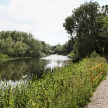 Upprustning längs med Kävlingeån